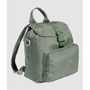 Adidas Micro 3 Mini Backpack Multi Zip Pockets Crossbody Straps Water Resist NWT